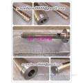 38crmoala Bimetallic Extruder Screw And Barrel In Zhoushan City 